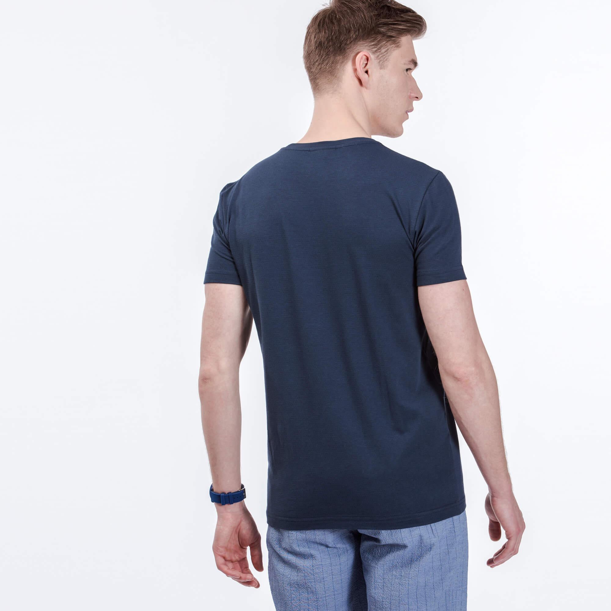 Lacoste Men's T-shirt  in patterns with round neckline
