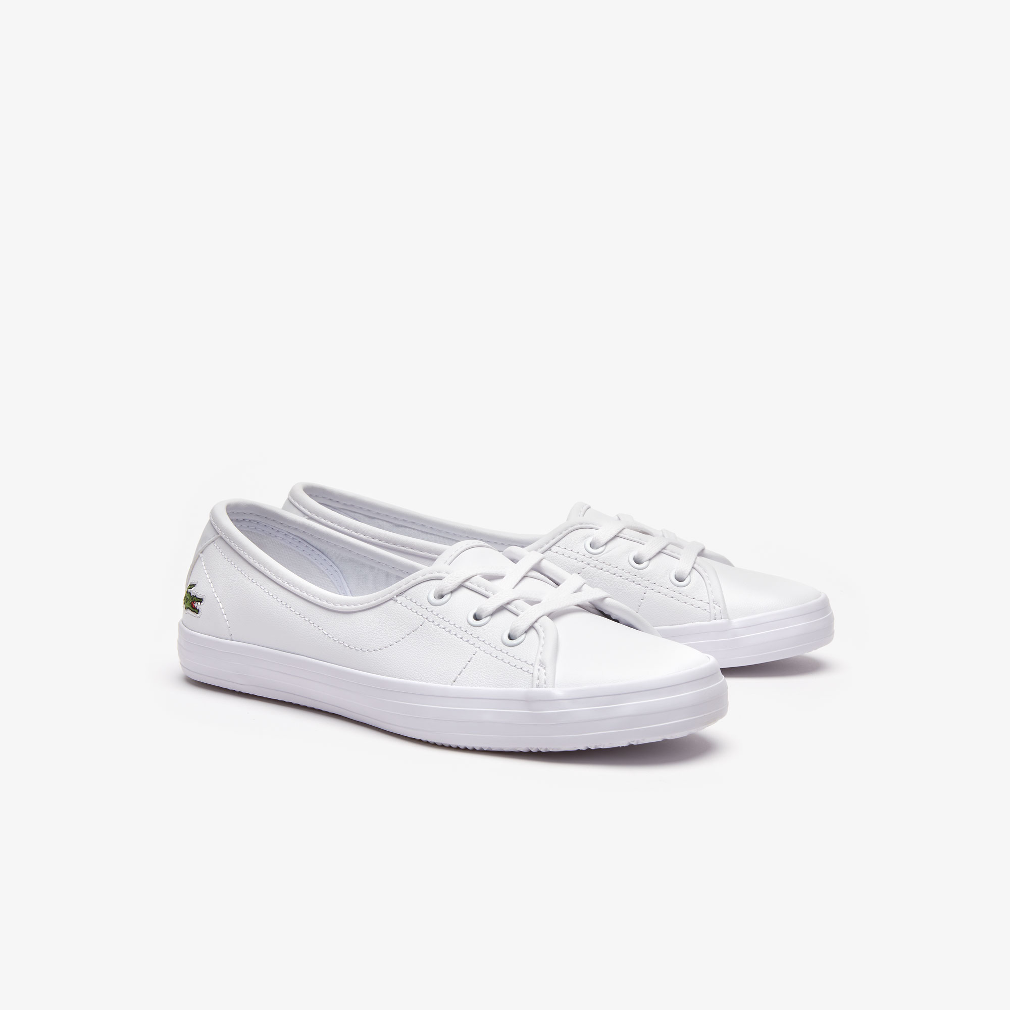 lacoste ziane chunky leather white