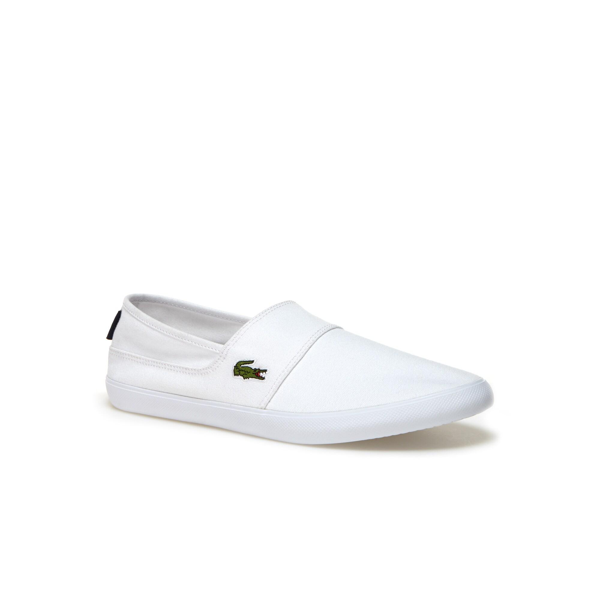 lacoste leather slip on