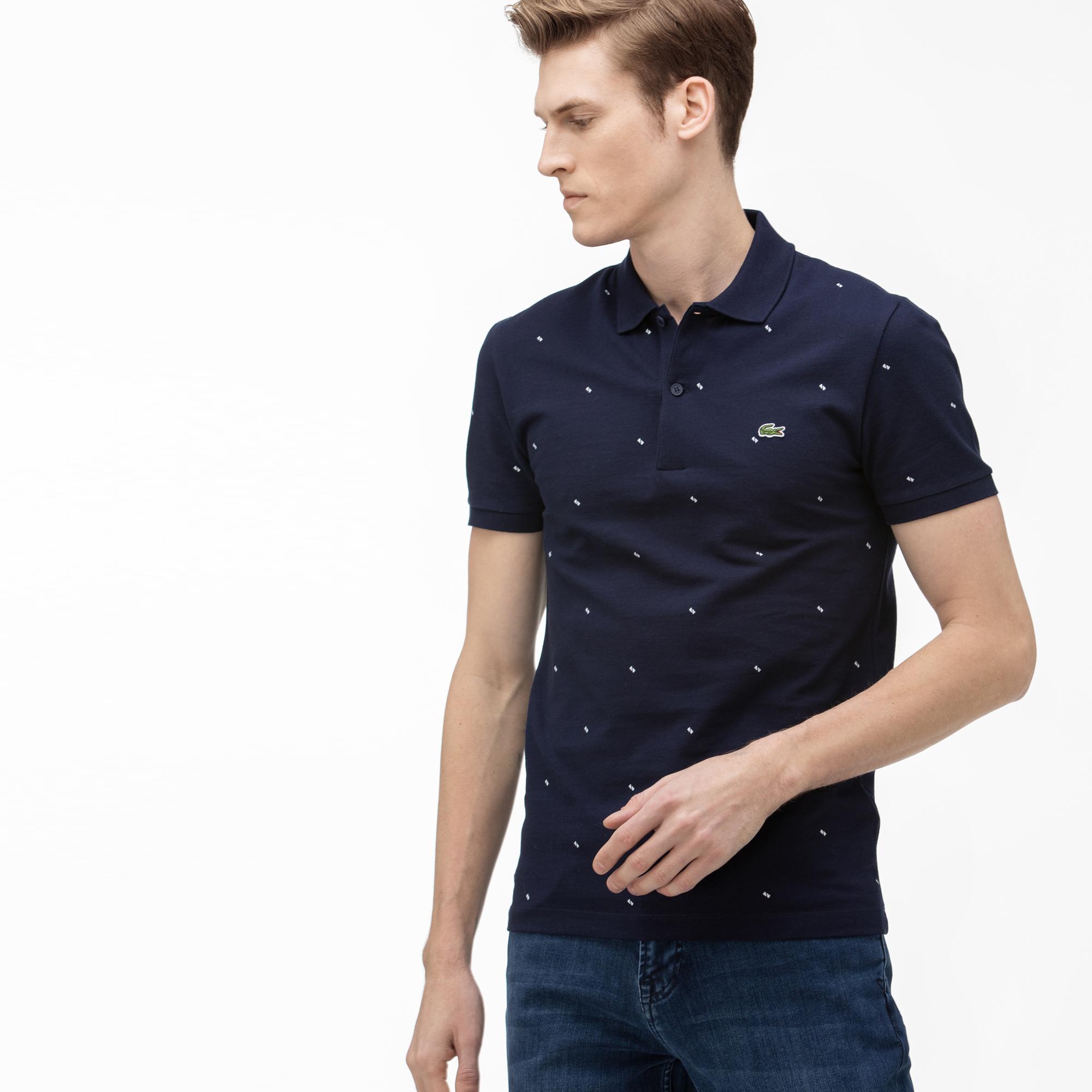 lacoste mens polo slim fit