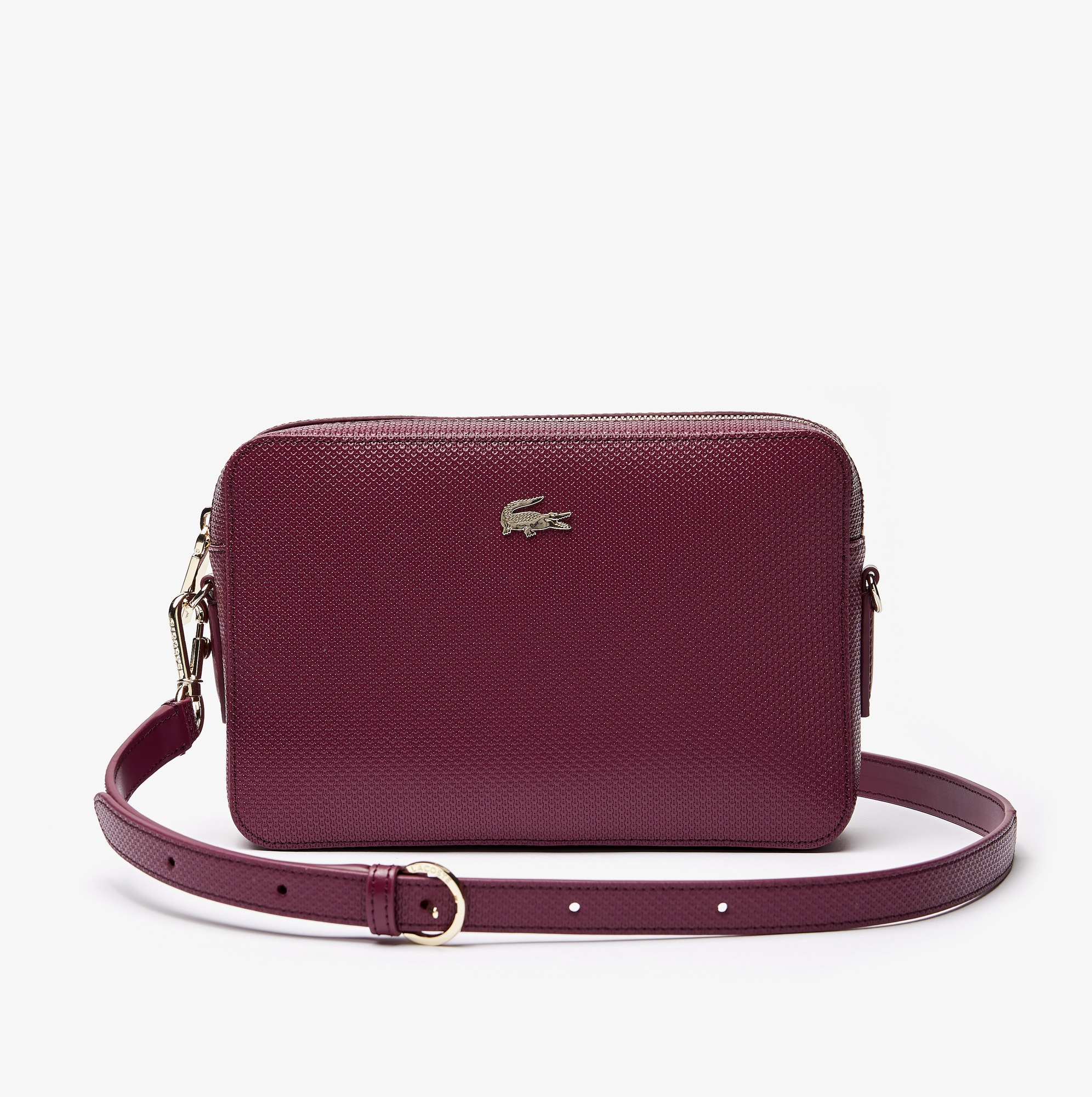 lacoste leather crossbody bag