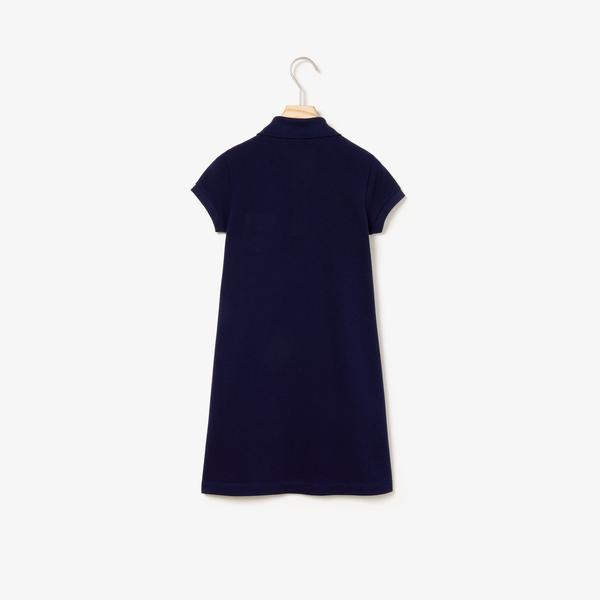 Lacoste Girl’s Polo-Style Cotton Dress