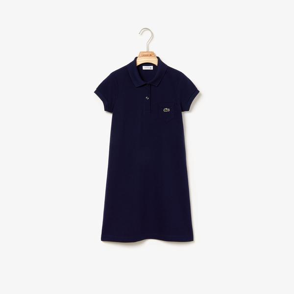 Lacoste Girl’s Polo-Style Cotton Dress