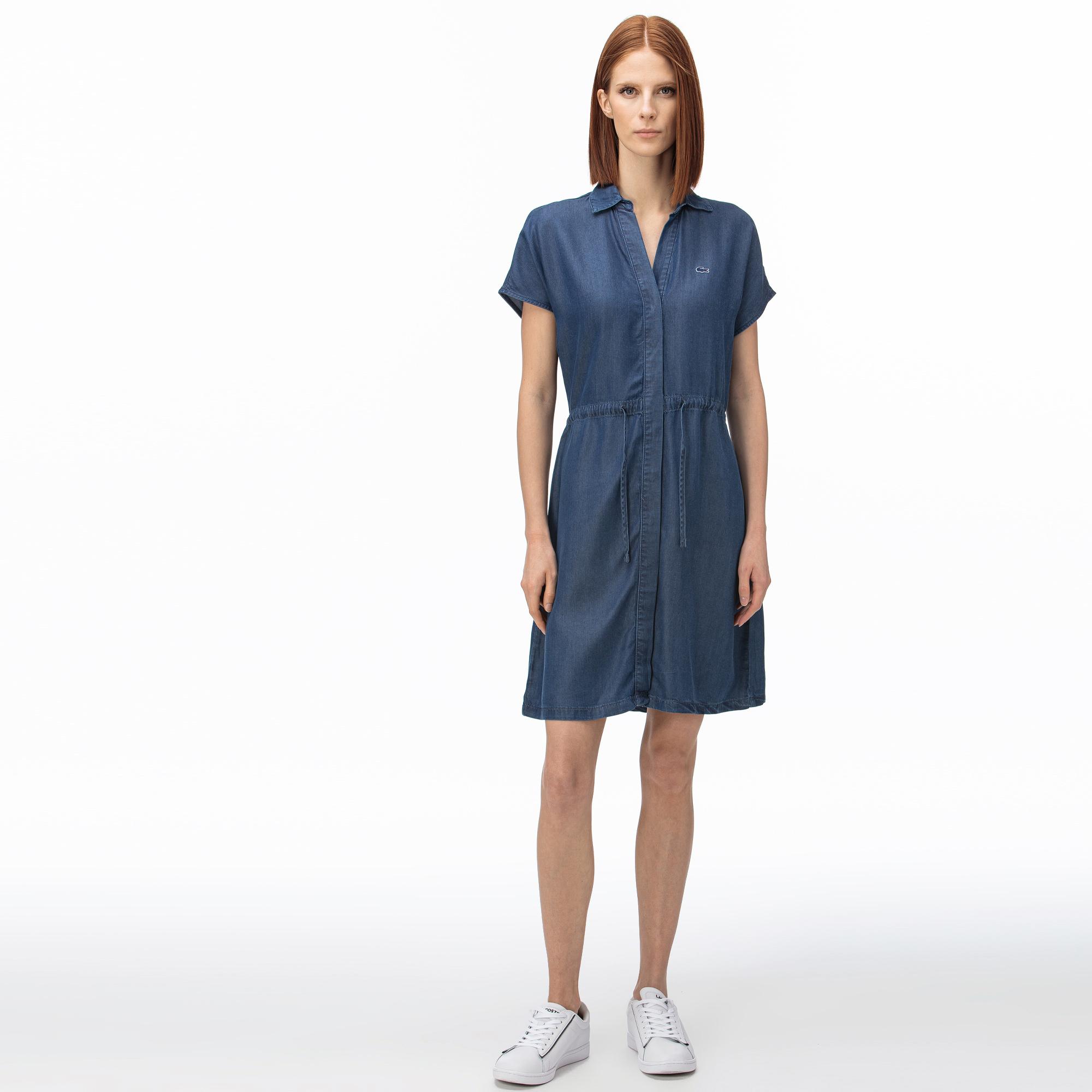 Short Sleeve Denim Dress EF0051 | Lacoste