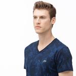 Lacoste Men's V-Neck Graphic T-Shirt