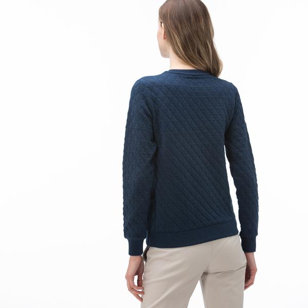 Lacoste Knit Women's Pikowany with round  Crew Neck