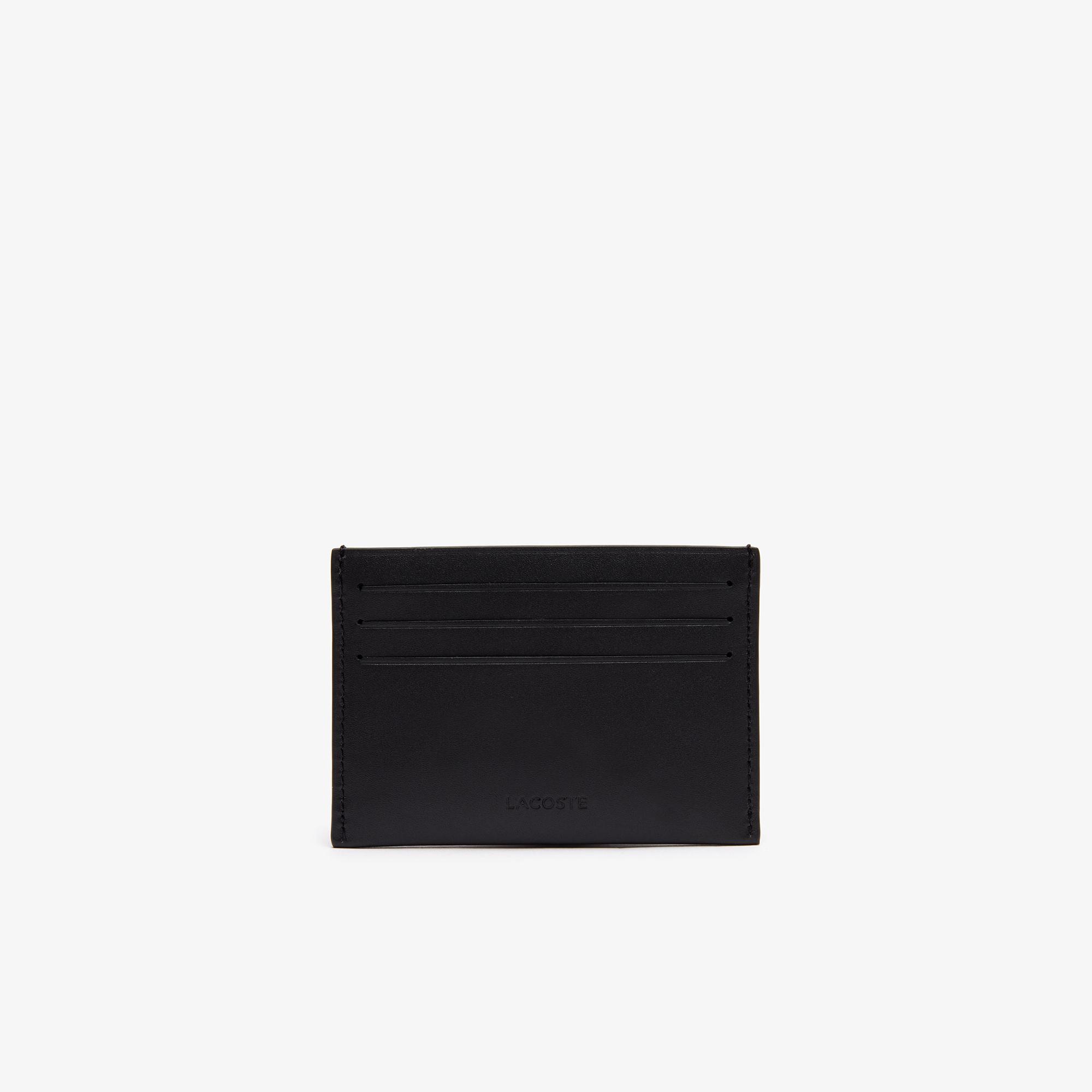 Lacoste Men's Fitzgerald Credit Card Holder İn Leather