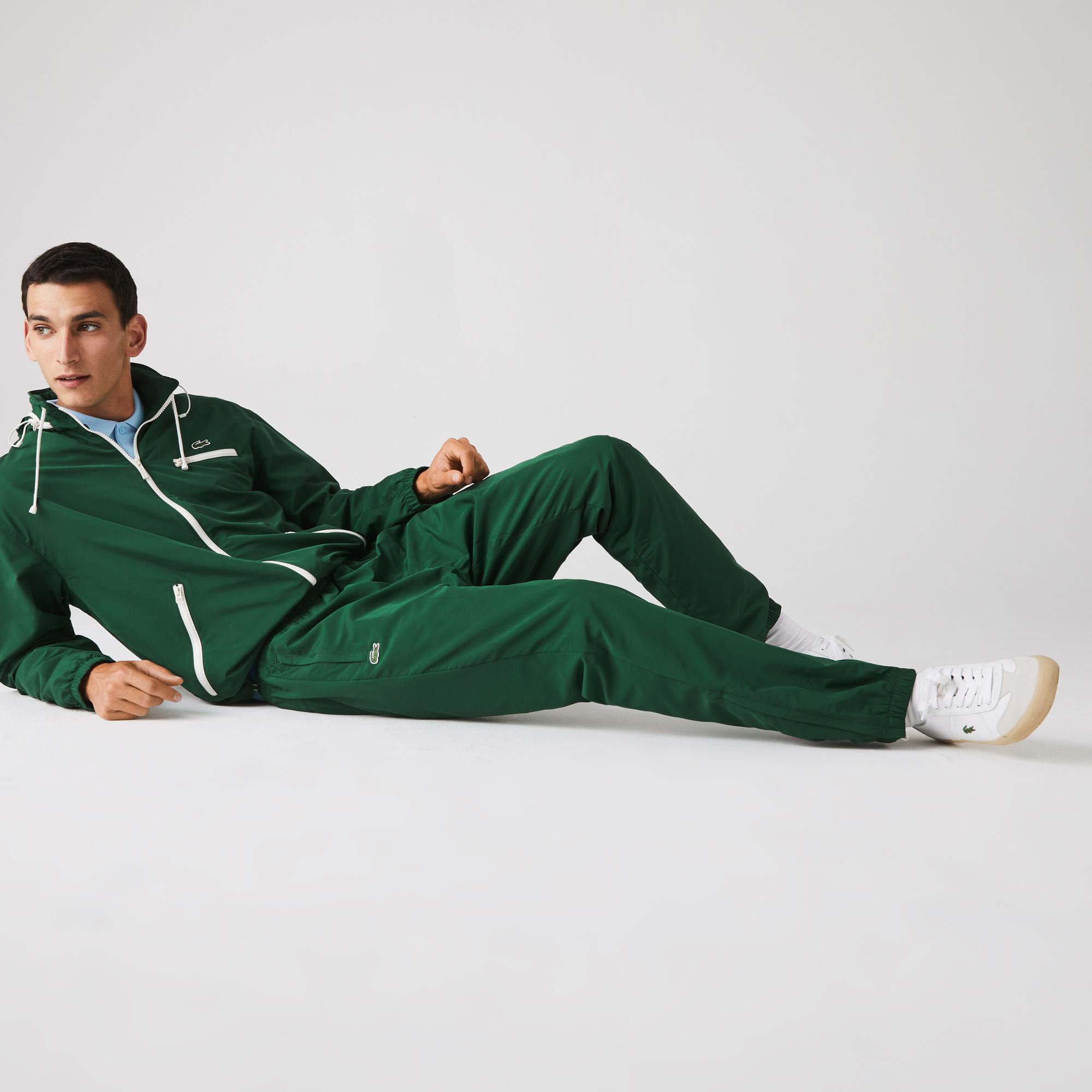 green lacoste tracksuit