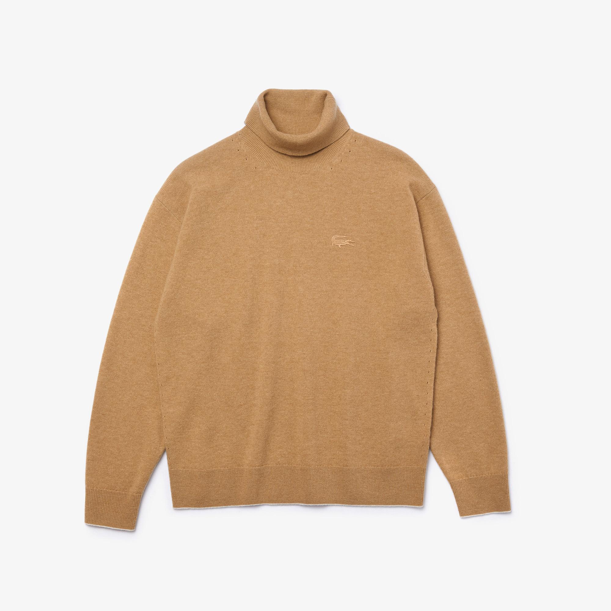 lacoste women's turtleneck sweater