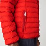 Lacoste Men's Lightweight Foldable Hooded Water-Resistant Puffer Coat