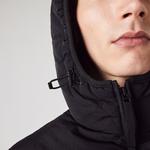 Lacoste Men's Short Lightweight Water-Resistant Puffer Coat
