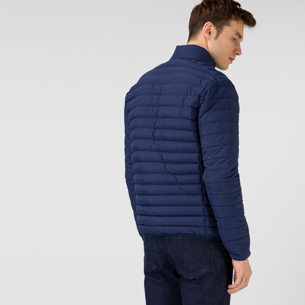 Lacoste Men’s Lightweight Water-Resistant Quilted Zip Jacket