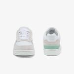 Lacoste Women's T-Clip Leather, Suede and Synthetic Sneakers