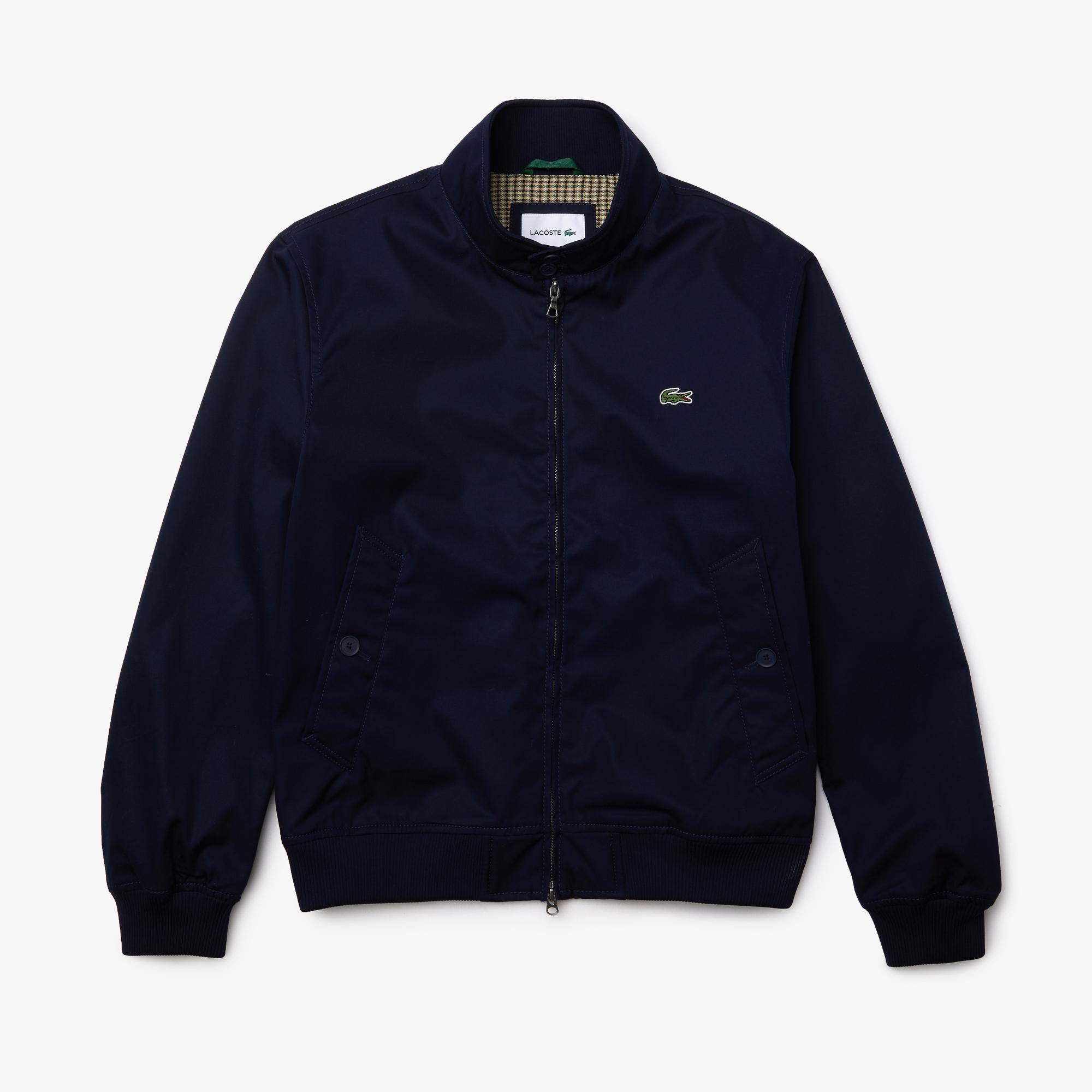 Lacoste Men’s Water-Resistant Cotton Zip Jacket