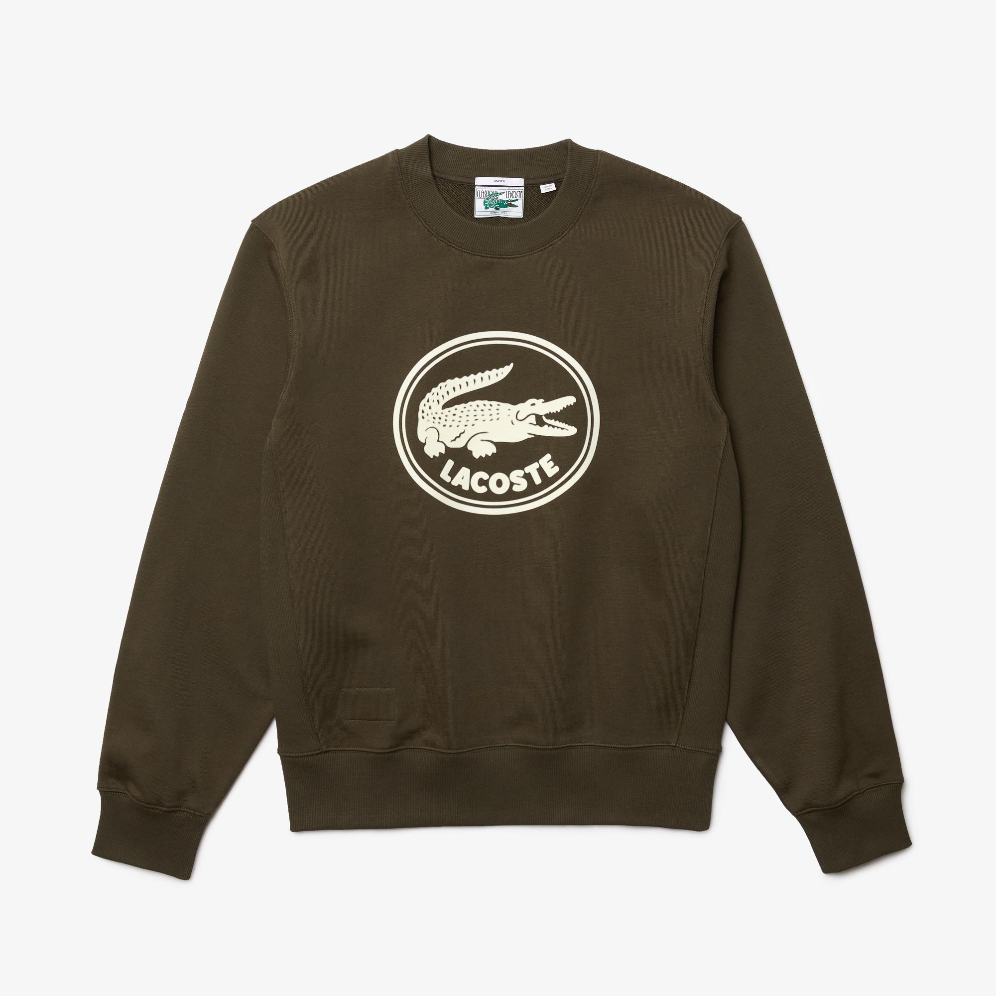 Lacoste Unisex 3D Logo Organic Cotton Fleece Sweatshirt