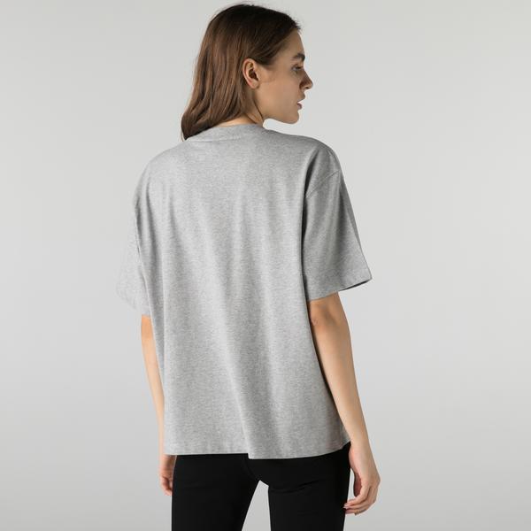 Lacoste L!VE Women’s Loose Cotton T-shirt