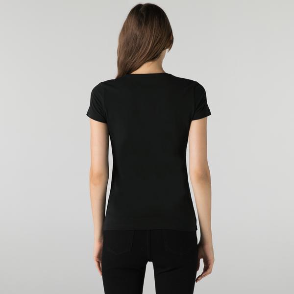 Lacoste Women's V-Neck T-Shirt