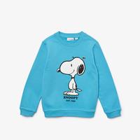 Boys’ Lacoste x Peanuts Print Organic Cotton SweatshirtQ54