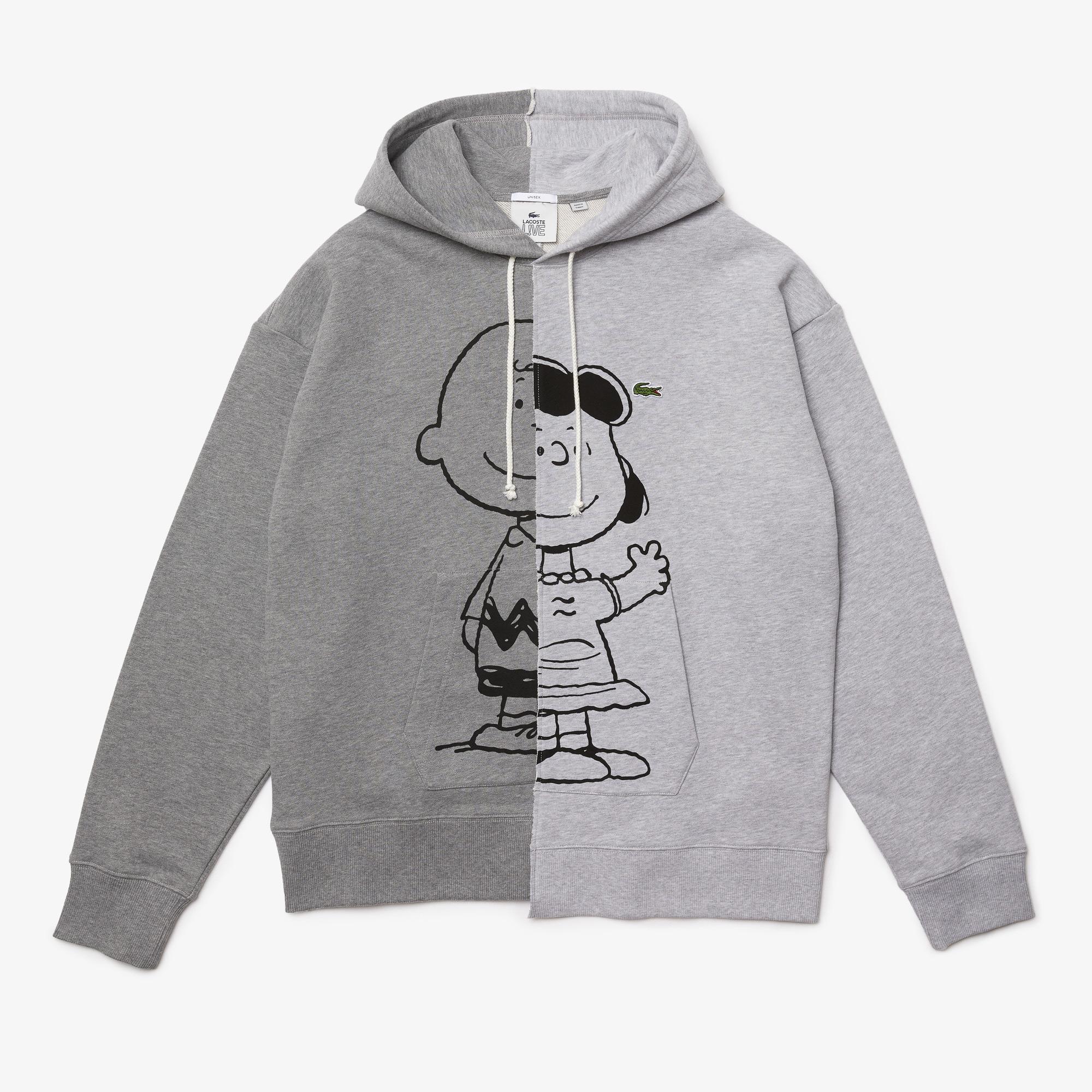  Lacoste Unisex x Peanuts Loose Fit Hooded Sweatshirt