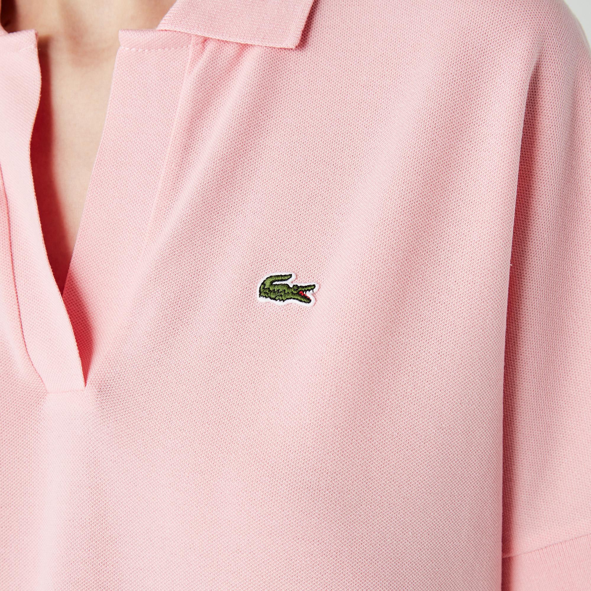Lacoste Women's Flowy Piqué Polo Shirt