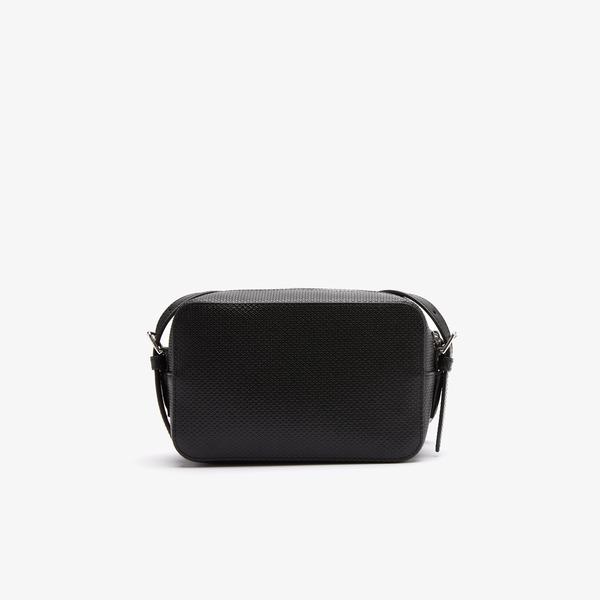 Lacoste Unisex Chantaco Piqué Leather Small Shoulder Bag