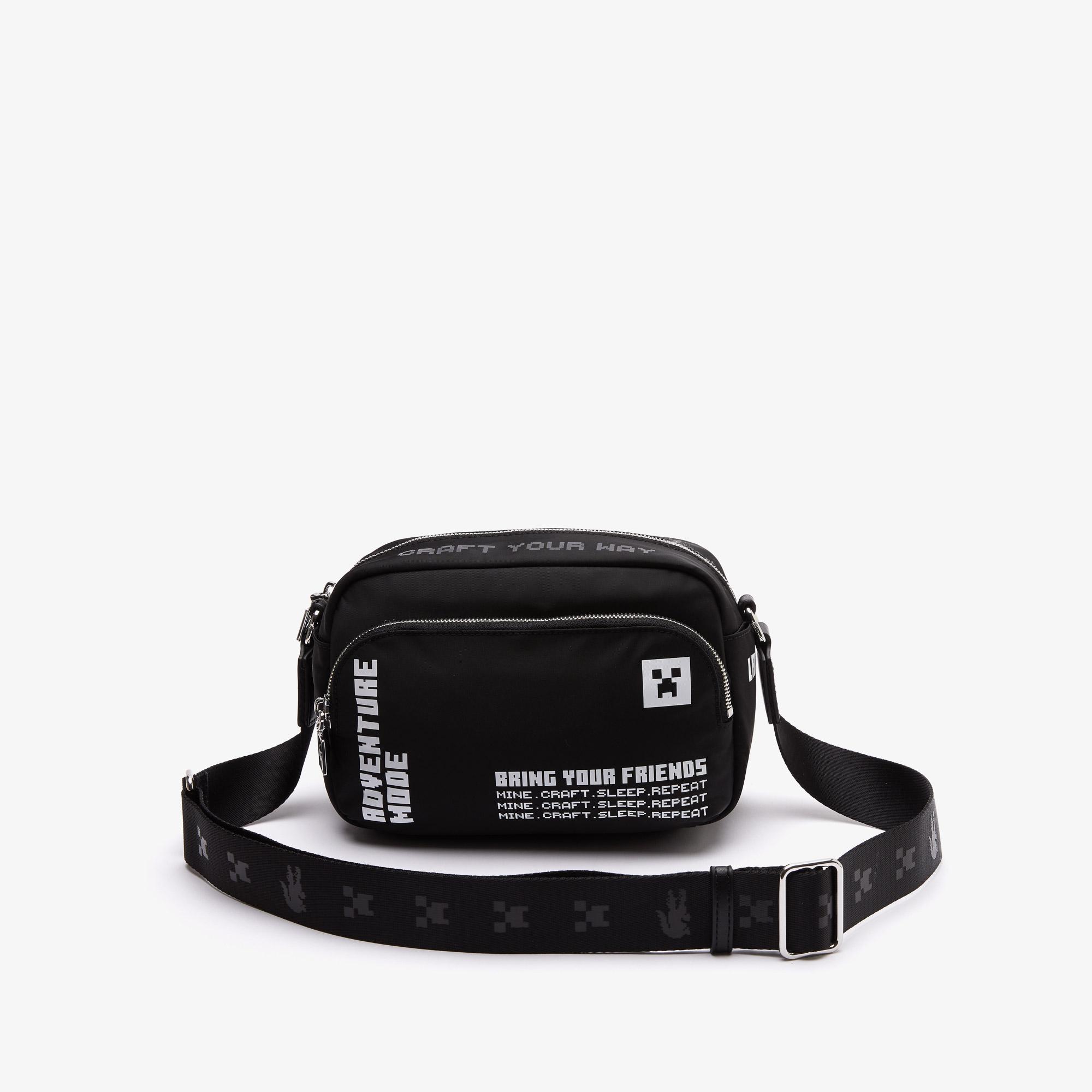 Lacoste Unisex  x Minecraft Nylon Print Shoulder Bag