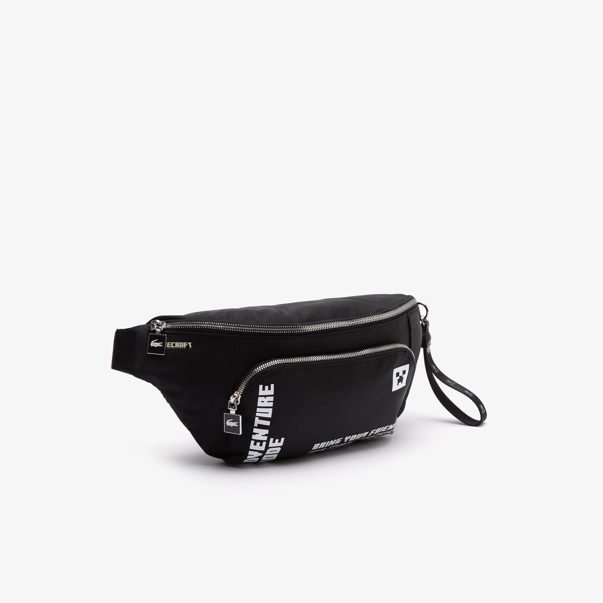 Lacoste Unisex  x Minecraft Zippered Lightweight Nylon Waist Bag