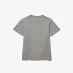 Lacoste Boys'  Print Crew Neck Cotton T-Shirt