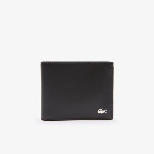 Lacoste Men's Fitzgerald Smooth Leather Wallet And Key Ring Gift Box