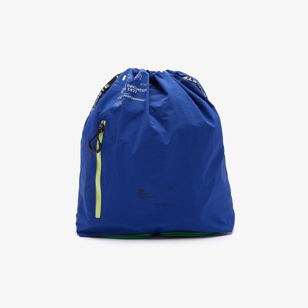 Lacoste Unisex Branded Band Foldable Nylon Backpack