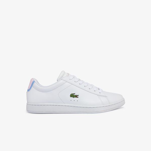 Lacoste Women's Carnaby Leather Popped Heel Trainers