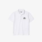 Lacoste Kids’  x Minecraft Organic Cotton Piqué Polo Shirt