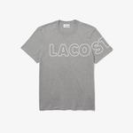 Lacoste Men's Heritage Branded Crew Neck Flecked Cotton T-Shirt