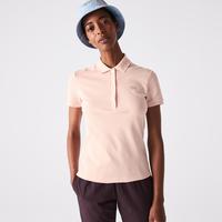 Lacoste Women's  Slim fit Stretch Cotton Piqué Polo ShirtADY