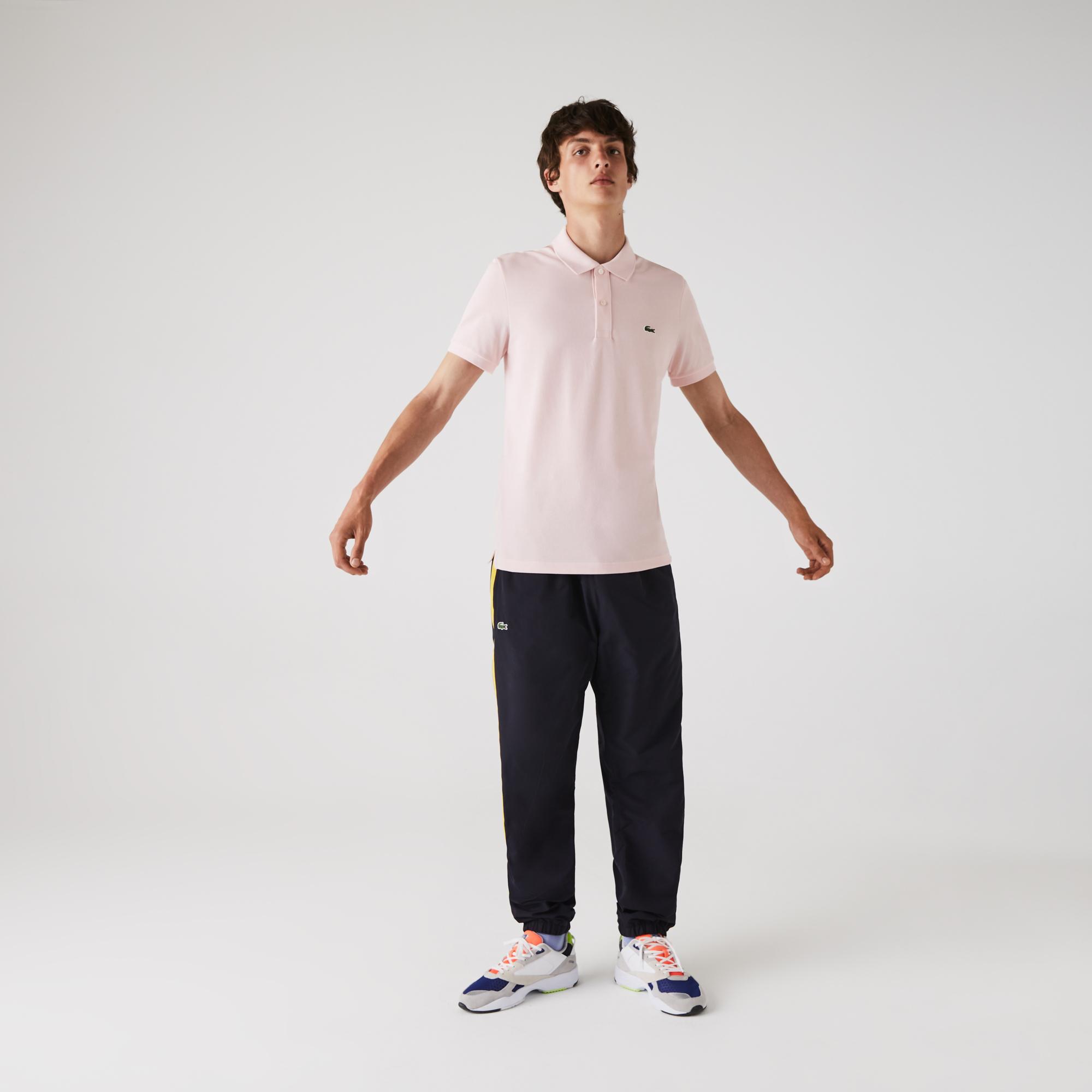 Lacoste Men's Slim Fit Light Pink Polo