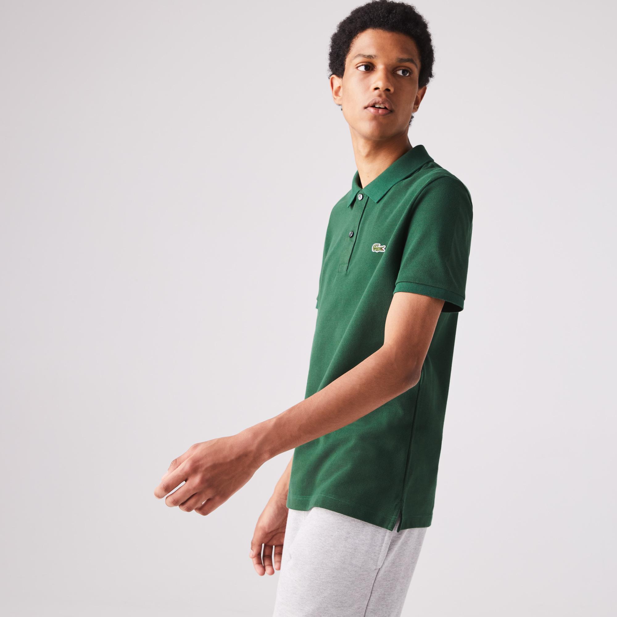 Lacoste Men's shirt polo Slim Fit  from a fine peak