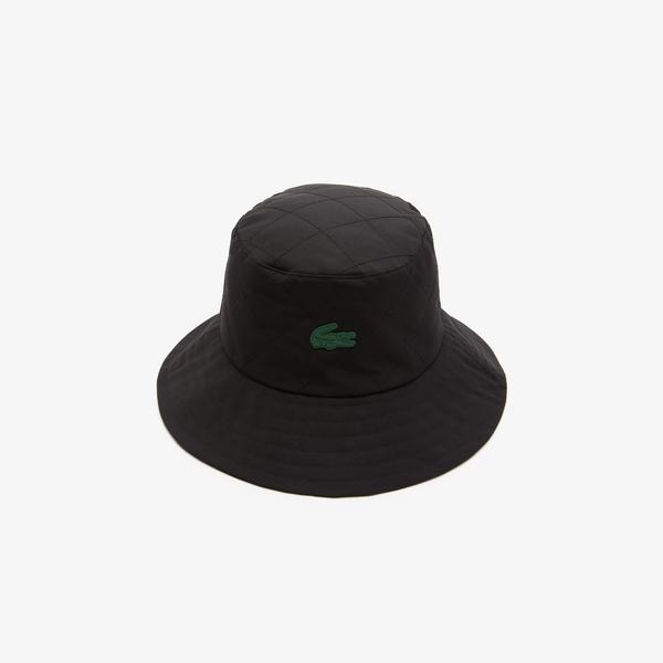 Lacoste Unisex  Quilted Effect Nylon Bucket Hat
