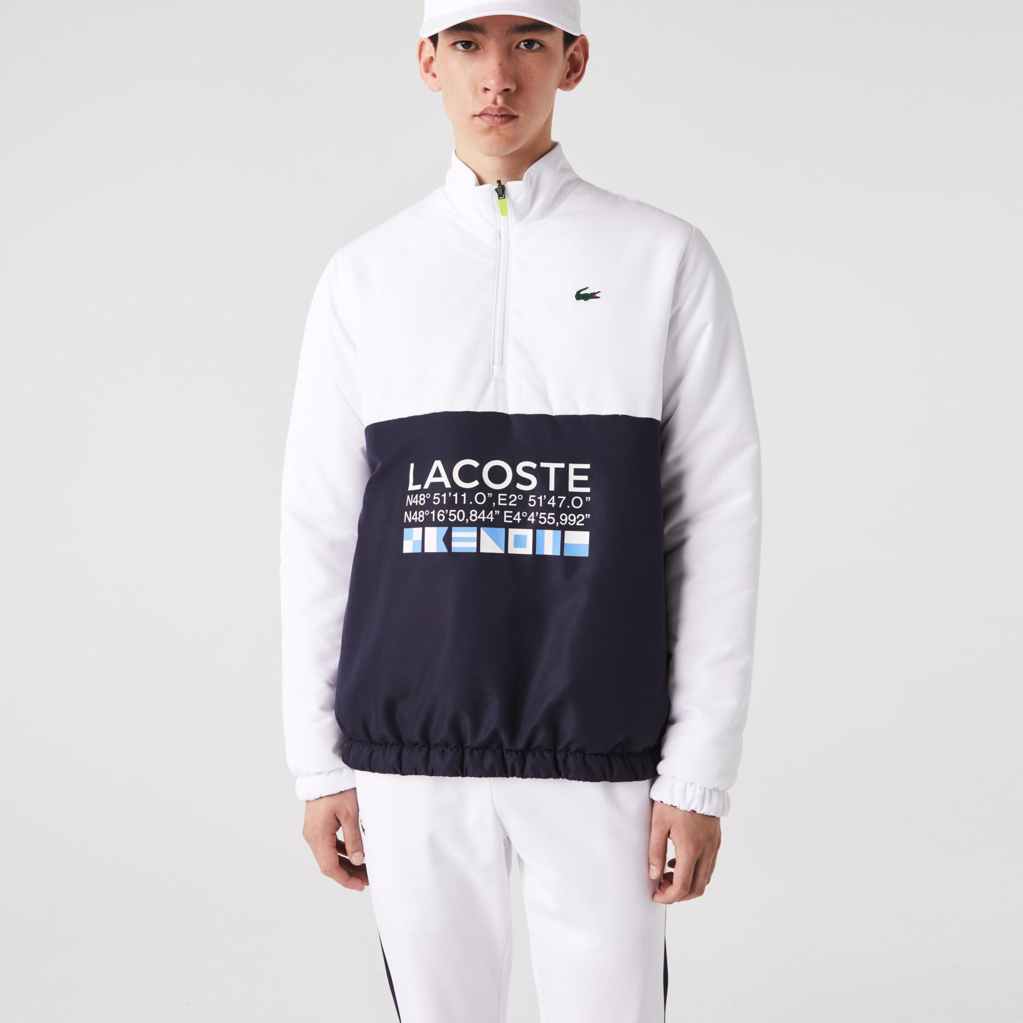 Lacoste Men's  SPORT Reversible Water-Repellent Tennis Jacket