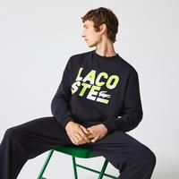 Lacoste Men's Regular Fit Print Cotton Fleece Sweatshirt2Z8