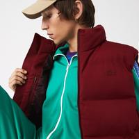 Lacoste Men's Fold Away Hood Short Vest JacketZS1