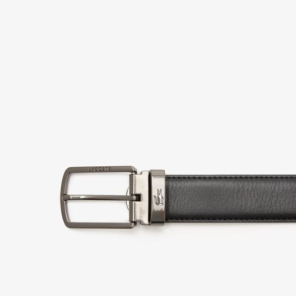 Lacoste Men's  Two Pin Buckle Belt Gift Set