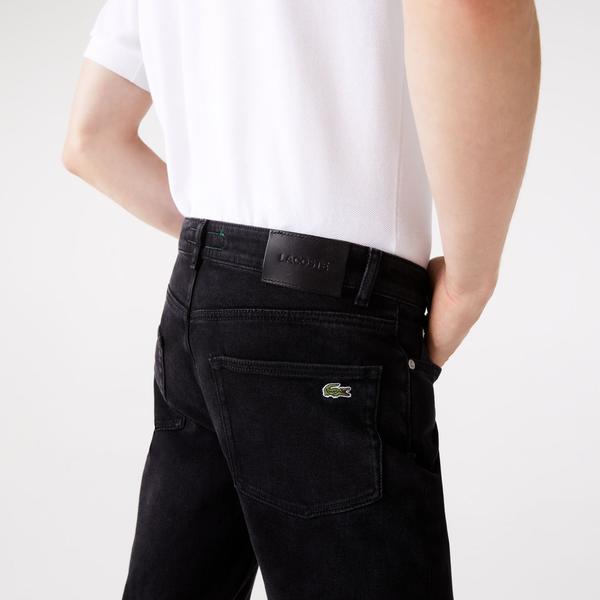 Lacoste Pánske Slim Fit Stretch Bavlnené džínsové nohavice