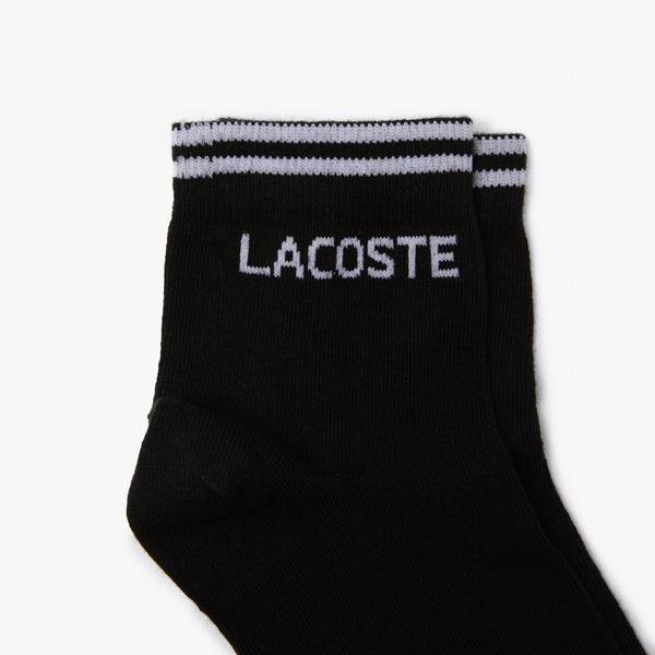 Lacoste  Unisex SPORT Nízke bavlnené ponožky 2-balenie