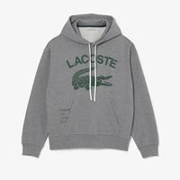 Lacoste Men's Loose Fit Crocodile Hooded SweatshirtYRD