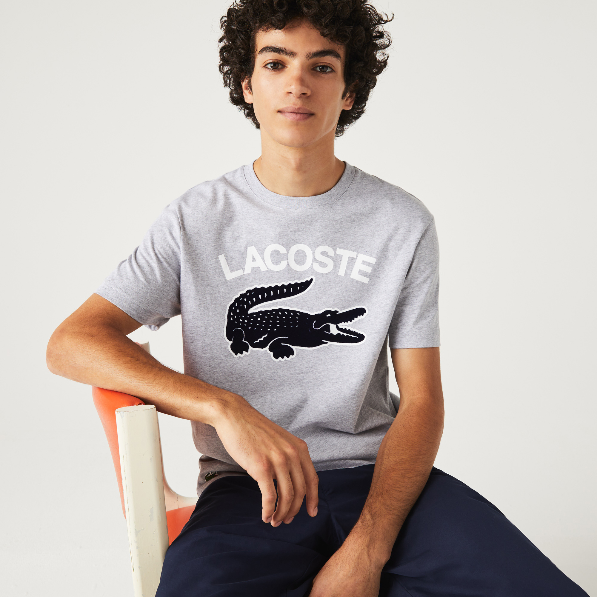 Lacoste Men's Regular Fit XL Crocodile Print T-shirt TH9681 | Lacoste
