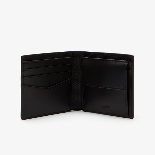 Lacoste pánska kožená peňaženka Chantaco z teľacej kože
